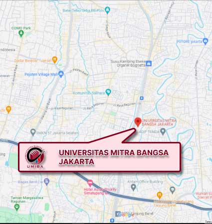 Campus Location (Google Map) Universitas Mitra Bangsa Nomor